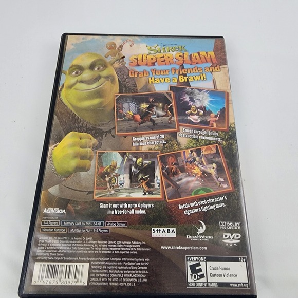 Shrek Superslam ( Sony PS2 2005)- Play Tested - Picture 2 of 3